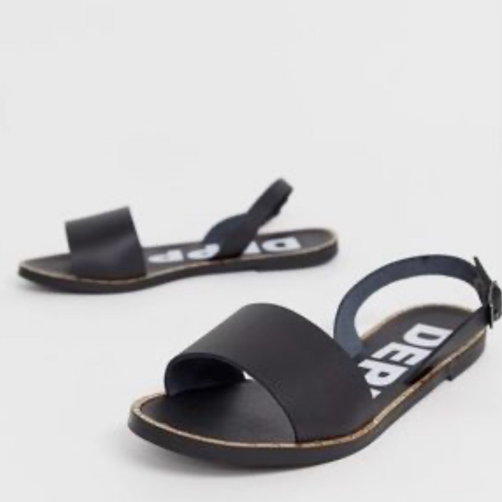 DEPP made in Spain black flats size EU 39